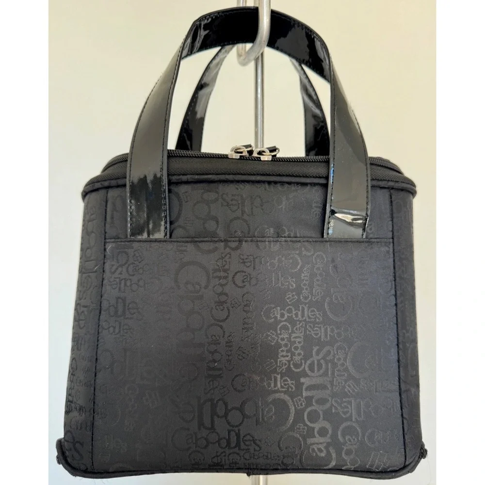 Caboodles Black Travel Make Up‎ Cosmetic Case Toiletry Bag Hanging Organizer